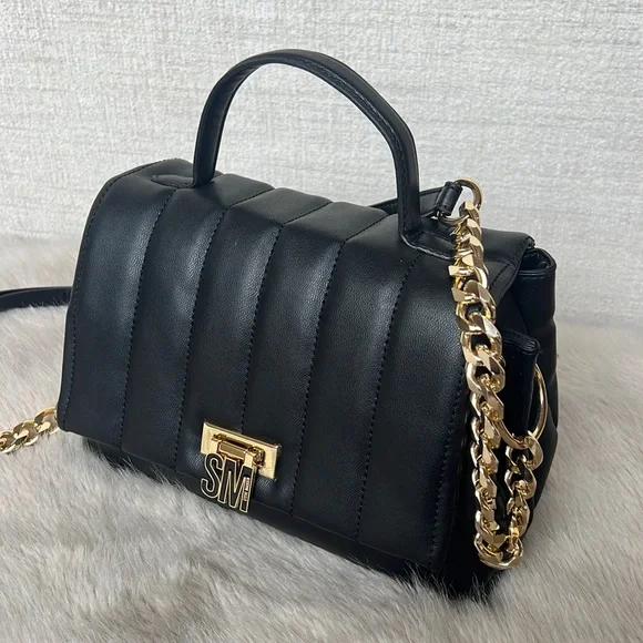 ✨NWT ✨Steve Madden black quilted purse - Picture 3 of 7